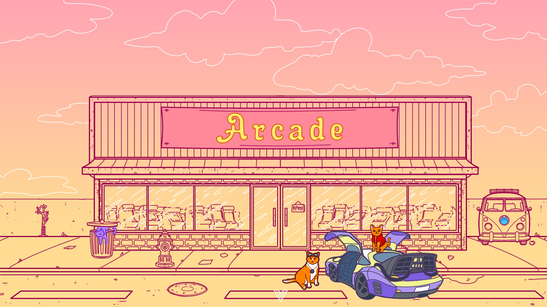 An Arcade Full of Cats - Cat Location #1