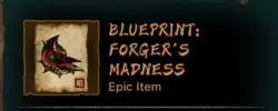 BLUEPRINT FORGER'S MADNESS