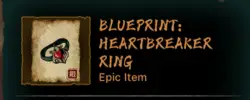 Blueprint heartbreaker ring