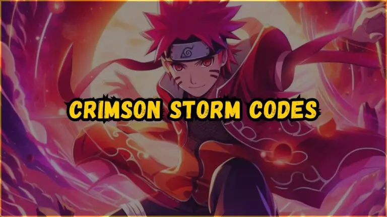 Crimson Storm Codes