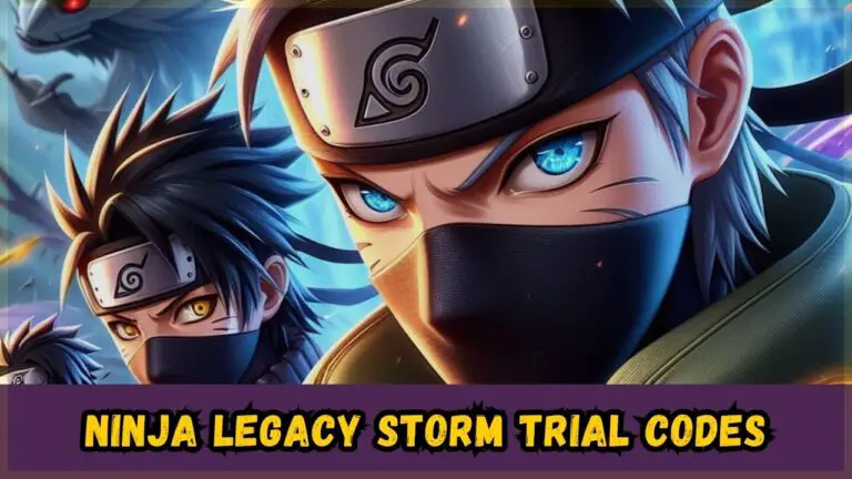 Ninja Legacy Storm Trial codes list