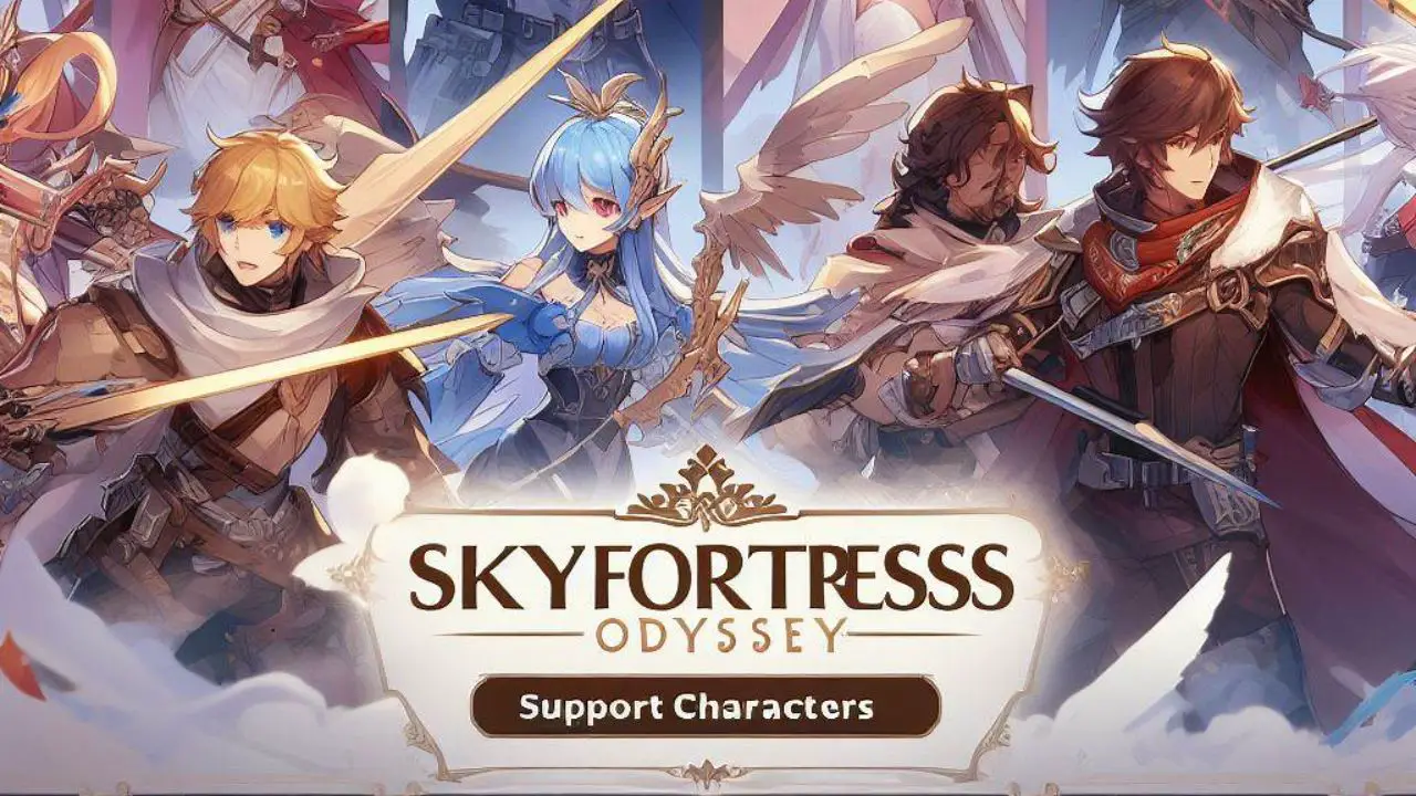 Sky Fortress Odyssey support characters