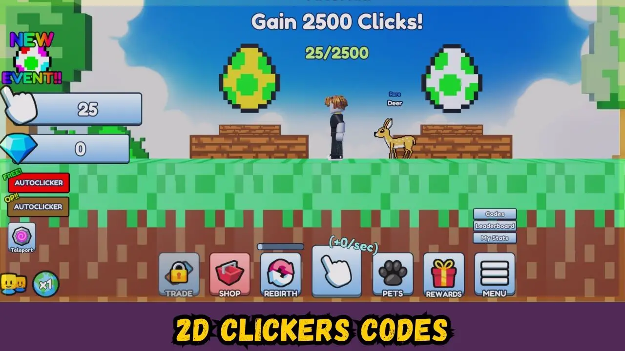 2D Clickers Codes
