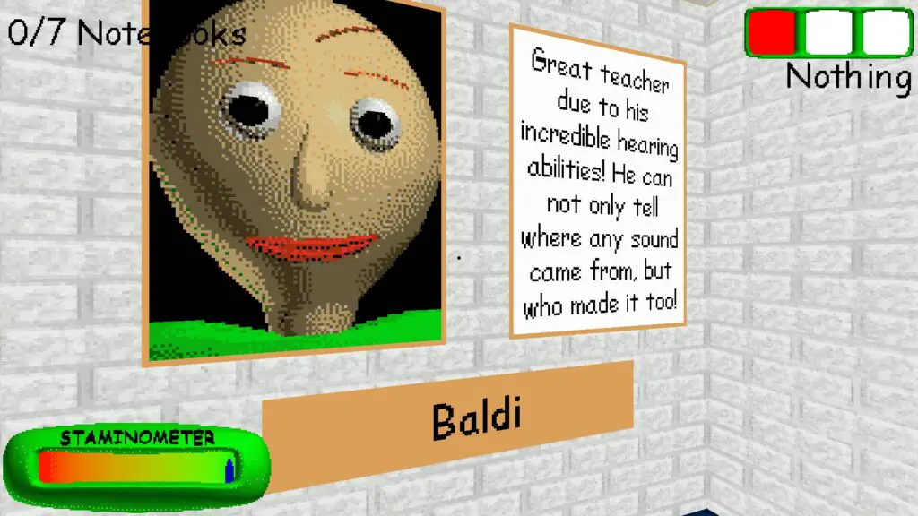Baldi's Poster 