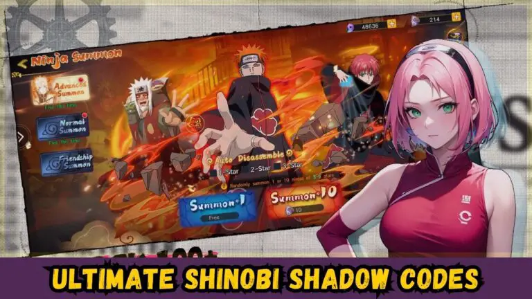 Ultimate Shinobi Shadow codes wiki