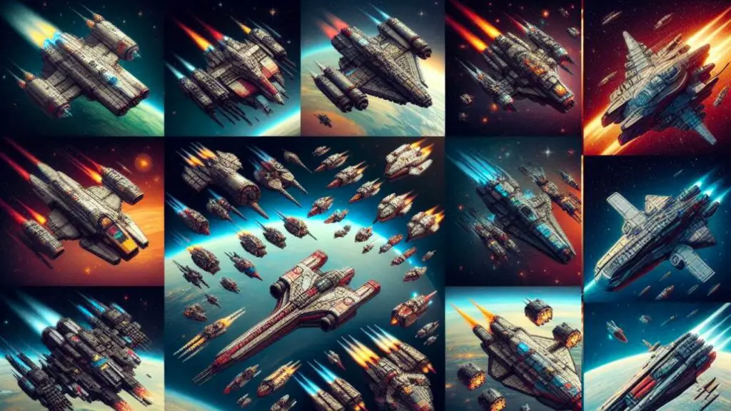 ships in Pixel Starships