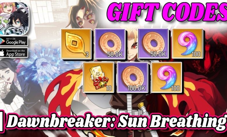 List of All Dawnbreaker: Sun Breathing Codes-updated
