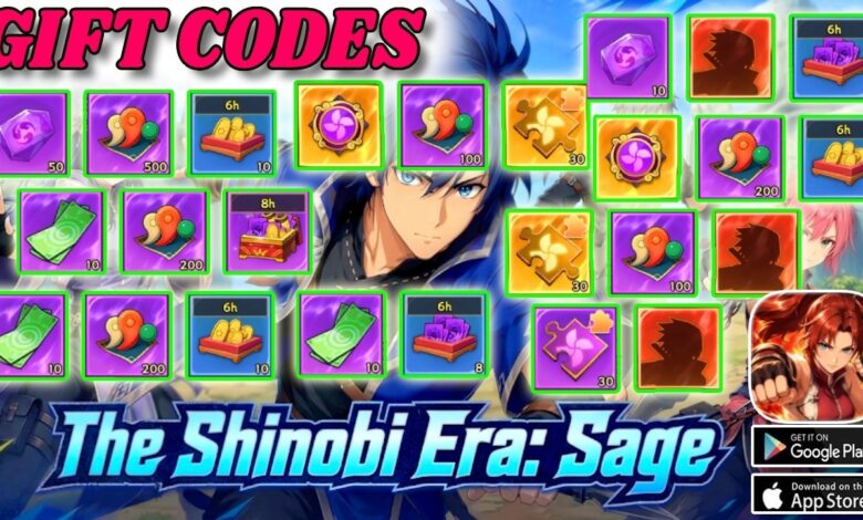 List of All The Shinobi Era: Sage Codes-updated