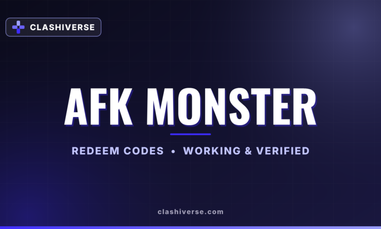 AFK Monster codes