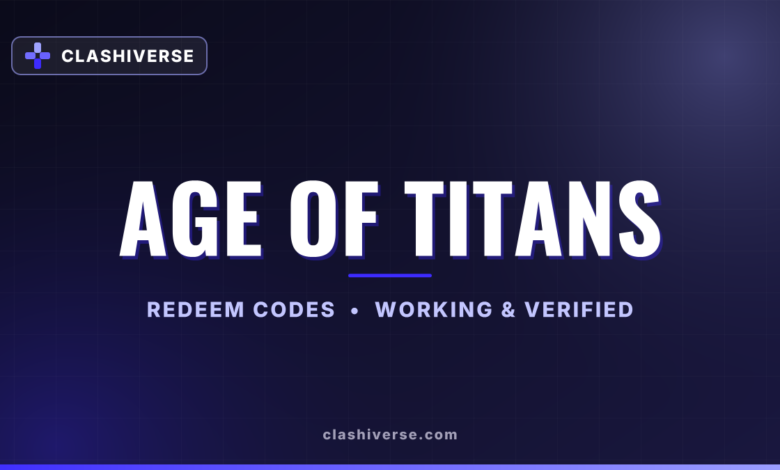 Age Of Titans codes