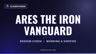 ARES the IRON Vanguard codes