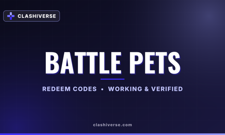 Battle Pets codes