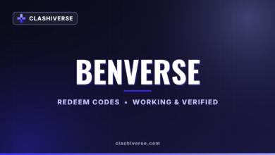 List of All Benverse Codes-updated