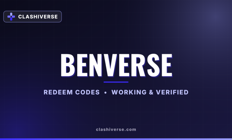 List of All Benverse Codes-updated