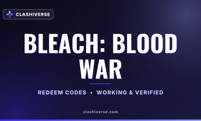 Bleach: Blood War codes