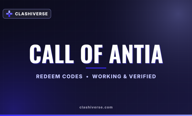 List of All Call of Antia Codes-updated