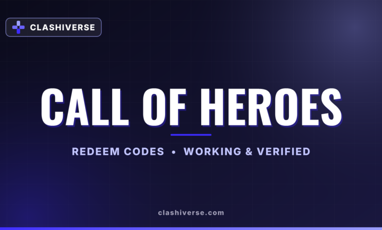 List of All Call of Heroes Codes-updated