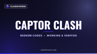 List of All Captor Clash Codes-updated