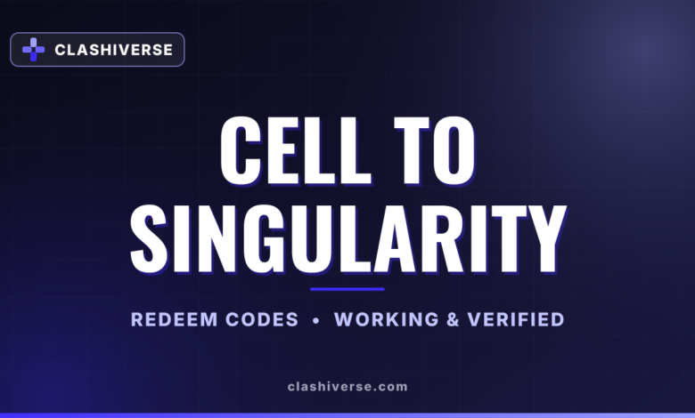 List of All Cell to Singularity Codes-updated