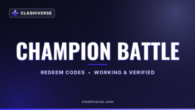 List of All Champion Battle Codes-updated