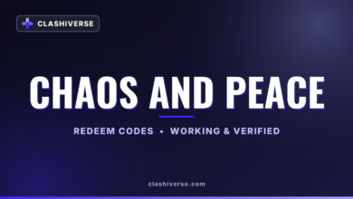 List of All Chaos and Peace Codes-updated