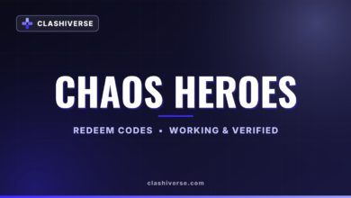 List of All Chaos Heroes Codes-updated