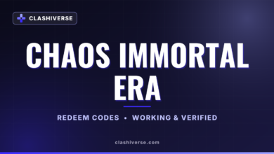 List of All Chaos Immortal Era Codes-updated