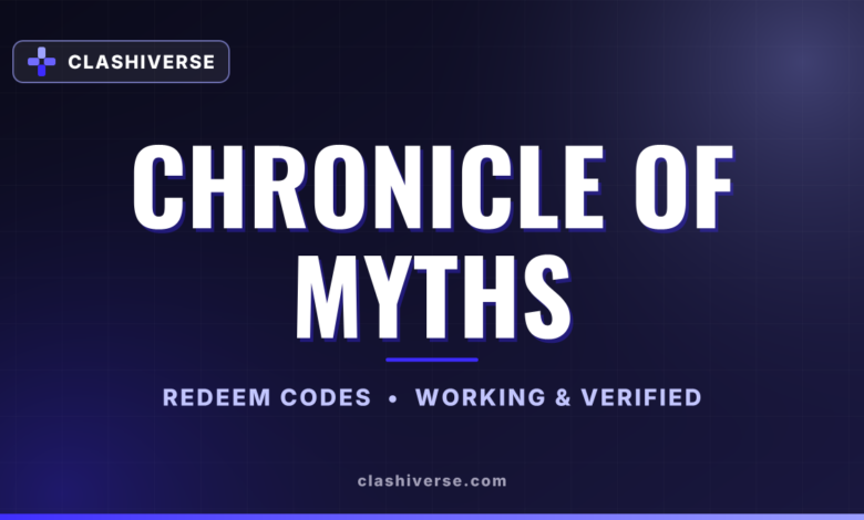 Chronicle of Myths codes