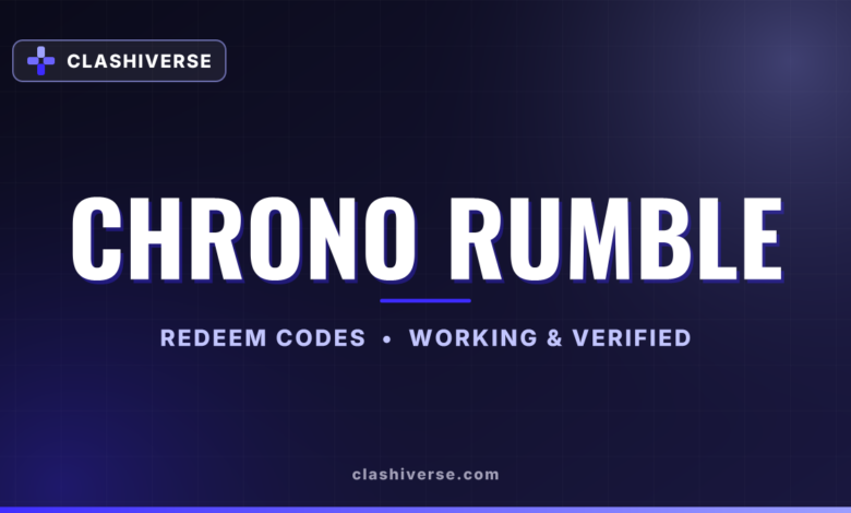 Chrono Rumble codes