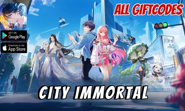 List of All City Immortal Codes-updated