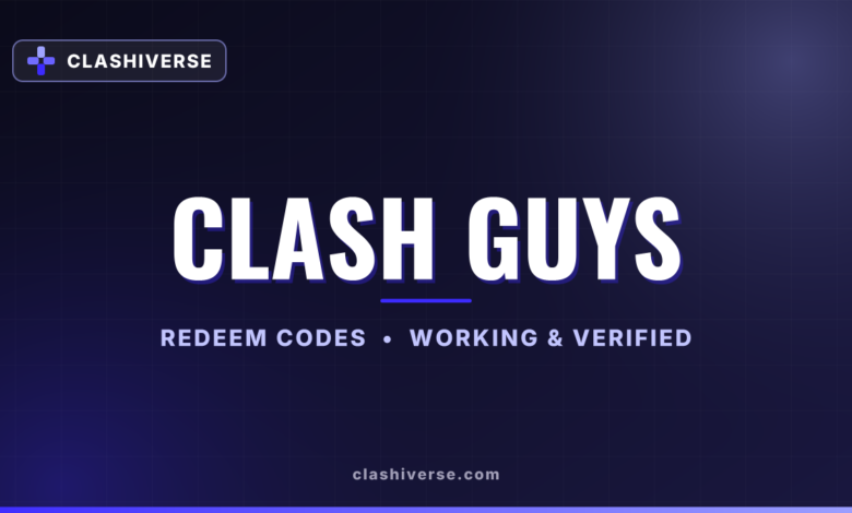 List of All Clash Guys Codes-updated