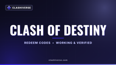 Clash of Destiny codes