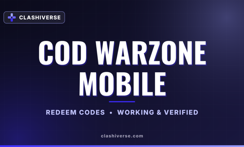 List of All COD Warzone Mobile Codes-updated