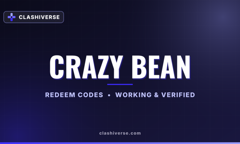 List of All Crazy Bean Codes-updated