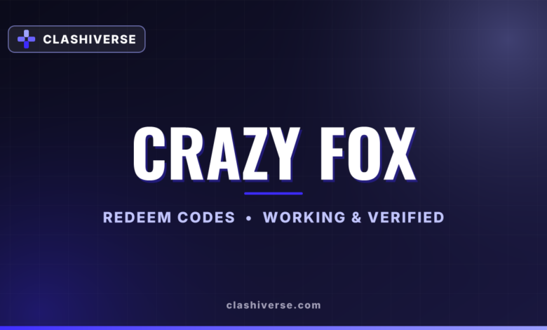 List of All Crazy Fox Codes-updated