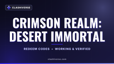 Crimson Realm: Desert Immortal codes