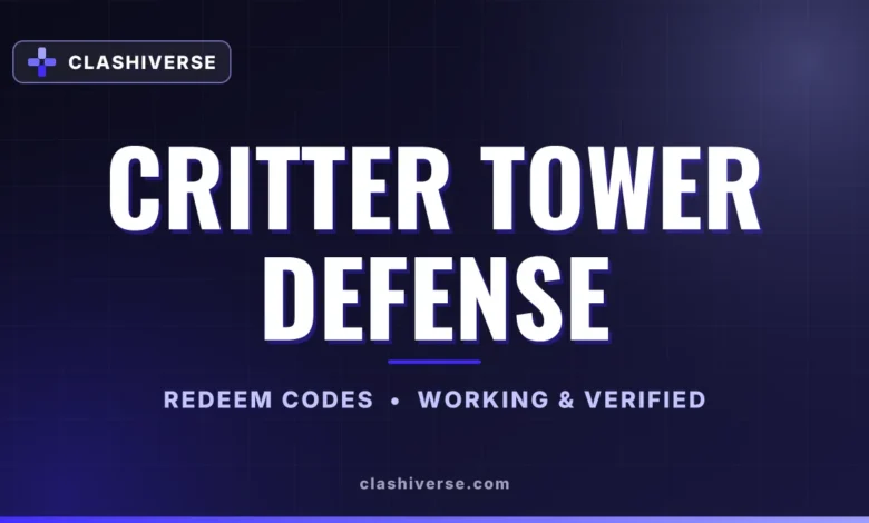 Critter Tower Defense codes