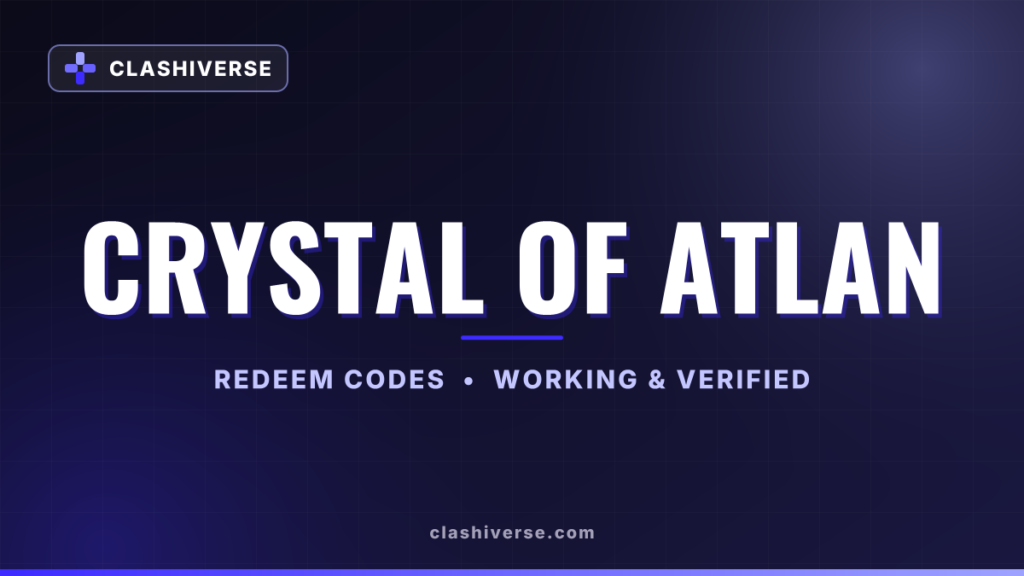 Crystal Code Name Soul Huntress Codes (October 2026) - All Working