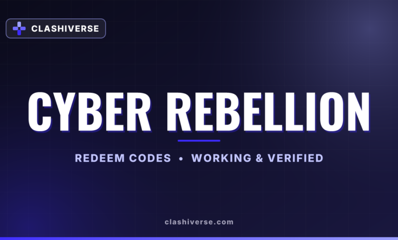List of All Cyber Rebellion Codes-updated