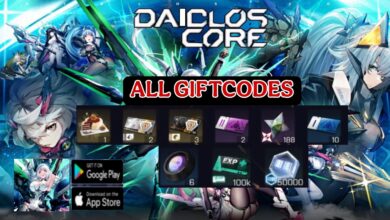 List of All Daiblos Core Codes-updated