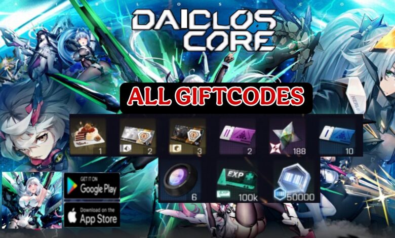 List of All Daiblos Core Codes-updated