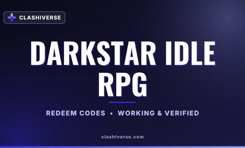 Darkstar Idle RPG codes