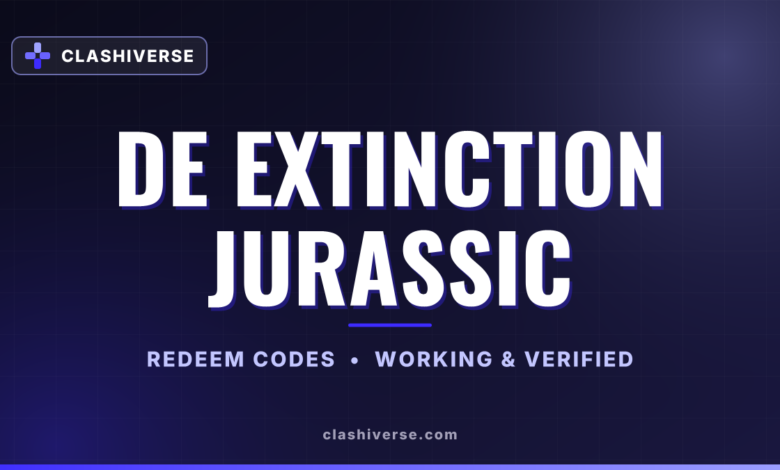 List of All De Extinction Jurassic Codes-updated
