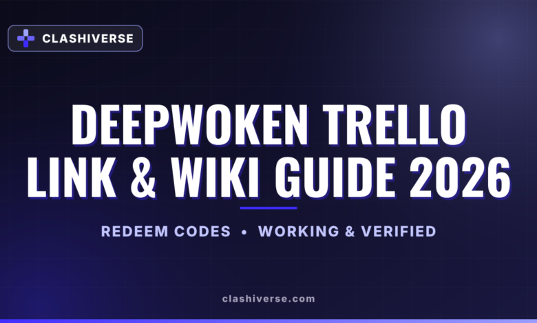 List of All Deepwoken Trello Link & Wiki Guide 2026 Codes-updated