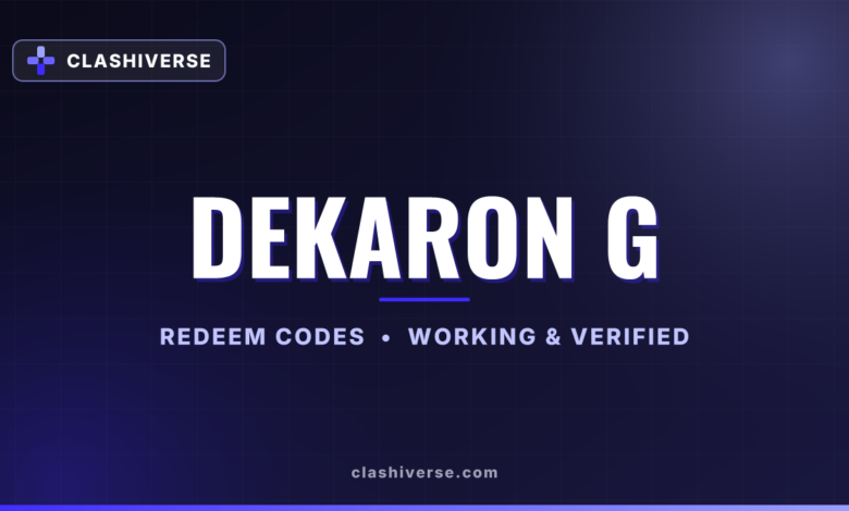 List of All Dekaron G Codes-updated