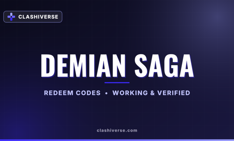 List of All Demian Saga Codes-updated