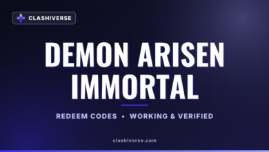List of All Demon Arisen Immortal Codes-updated