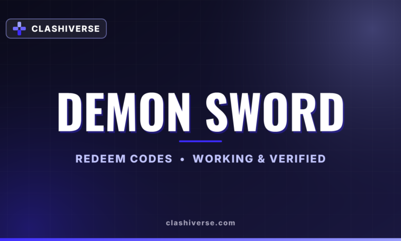 List of All Demon Sword Codes-updated
