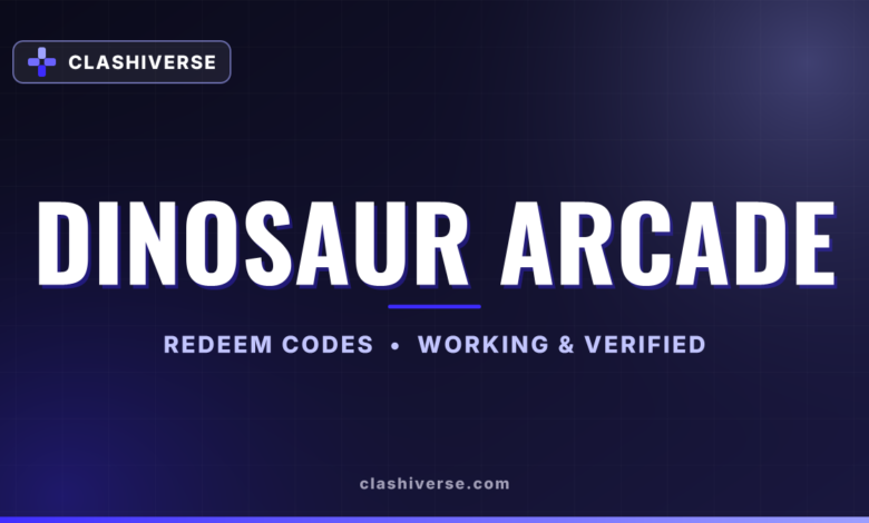 List of All Dinosaur Arcade Codes-updated