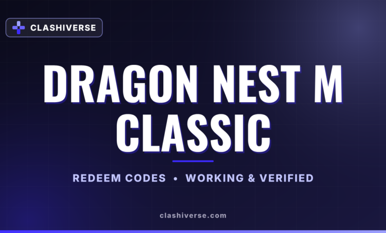 Dragon Nest M Classic codes